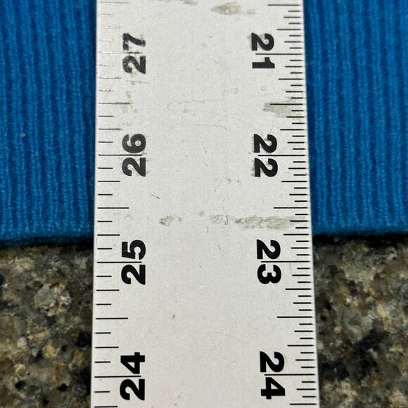 Frederick Nelson Sweater Women Size M Blue V Neck Pullover Lambs Wool STAINS - Picture 8 of 9